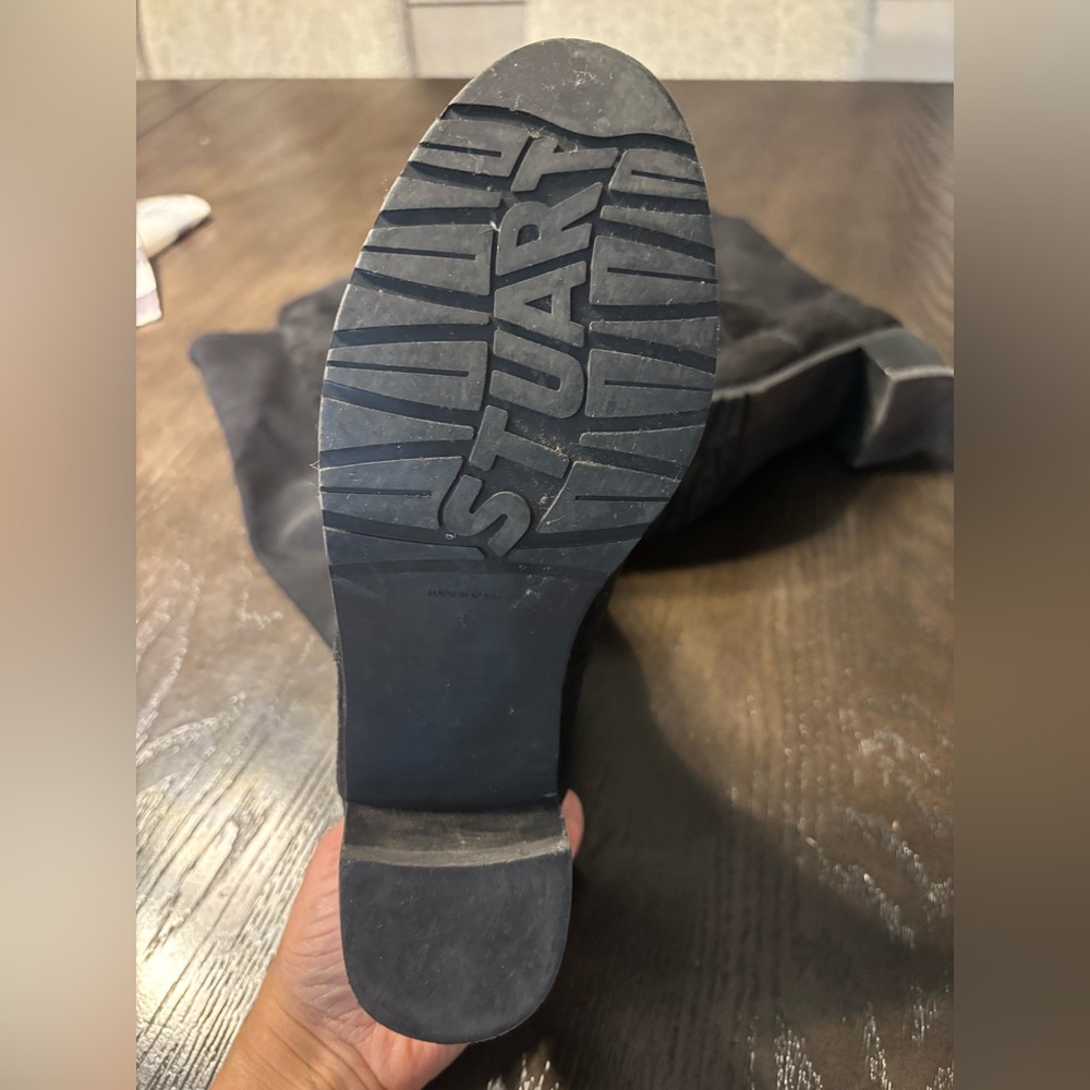 Stuart Weitzman 5050 Boots In Suede Size 6m Black… - image 8